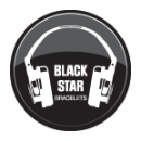 Black Star Vintage Tattoo Bracelets