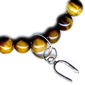 Tigers Eye/Horse Shoe - Protection Good Luck (604)