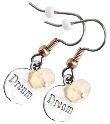 Messages Follow Your Dreams Earrings 