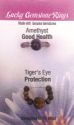 Gemstone Rings- Tigers Eye/ Amethyst