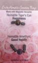 Magnetic Rings-Tiger Eye/ Amethyst