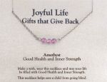 Joyful Life Necklace- Amethyst
