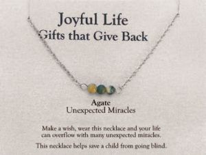 Joyful Life Necklace-Agate