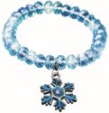 Snowflake Bracelet- Light Blue