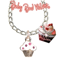 Ruby Red Velvet Bracelet